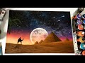 Pyramides - Spray Paint Art - by Antonipaints