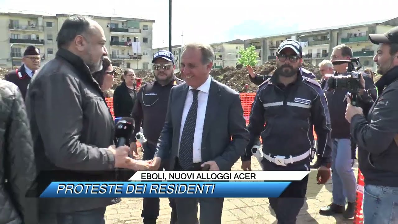 ✅ EBOLI, NUOVI ALLOGGI ACER: PROTESTE DEI RESIDENTI |SUD TV 114|