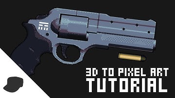 3D turned to pixel art tutorial
