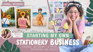 Starting my online stationery business | how I did it | behind the scenes | my experience