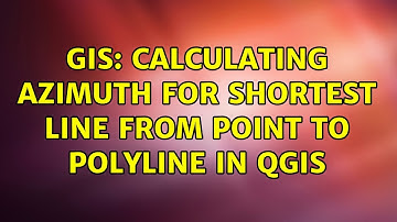 GIS: Calculating azimuth for shortest line from point to polyline in QGIS