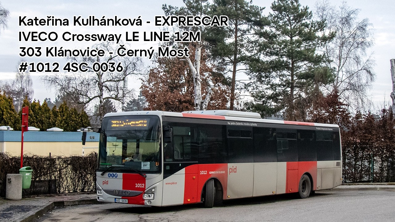 IVECO Crossway LE LINE 12M #1012 │ 303 (Praha,Klánovice - Praha,Černý Most)
