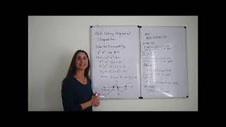 College Algebra: How to Solve Polynomial Inequalities Algebraically & Graphically Using End Behavior