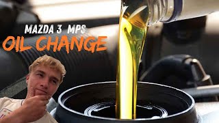 Mazda 3 MPS oil change