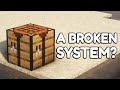 A Serious Critique of Minecraft's Crafting System