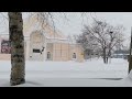 Центральные улицы г. Николаевска-на-Амуре. Снег в Николаевске. Город Дальнева Востока