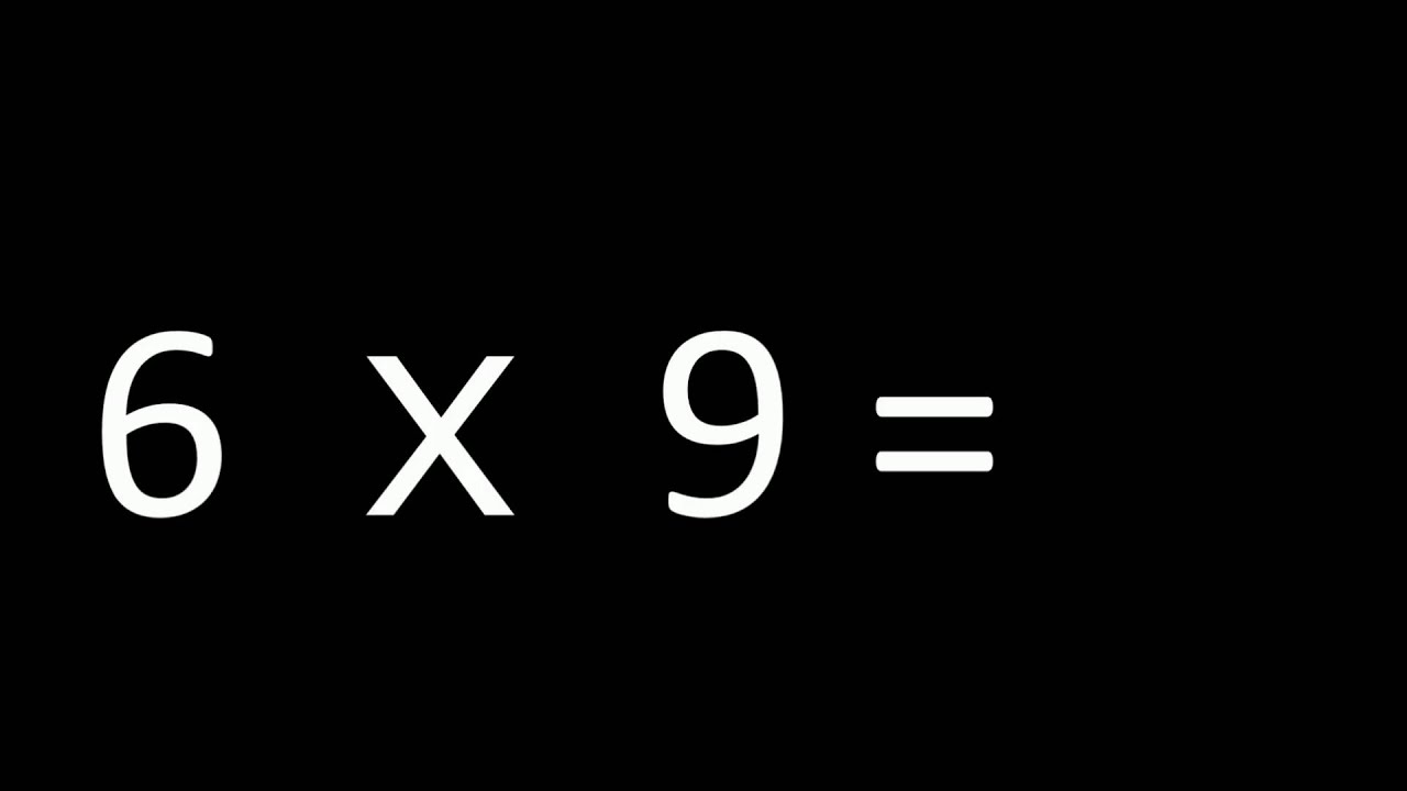 かけ算 問題練習 九九 Multiplication ゆっくり版 Youtube