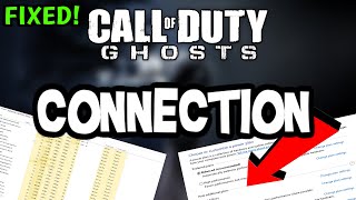How To LOWER PING & Fix Server/Connection in COD Ghosts Wealth