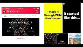 Snapchat has memory feature as 2017 in review | snapchat is copying facebook? | Technical Heater screenshot 5