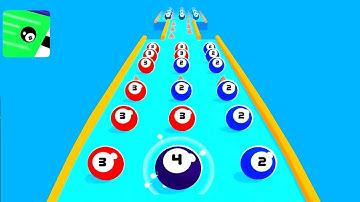 8 Ball Run 2048 ! All Levels Gameplay (1-11) android, ios