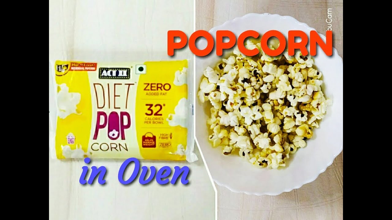 2 Minutes POP CORN in Oven YouTube