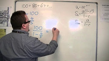 AQA Core 2 5.21 An Example of Summing to Infinity