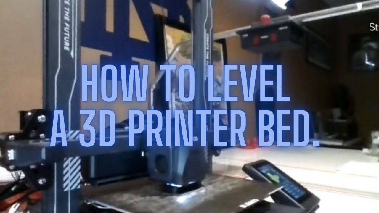 How to Level a 3D printer bed - step by step - YouTube