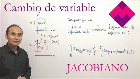 Cambio de variable en integrales dobles - Jacobiano