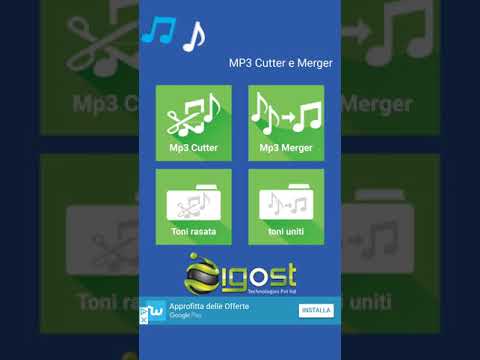 Come tagliare e unire file MP3 con Android