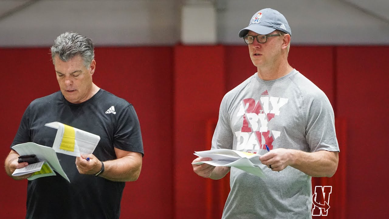 Scott Frost Nebraska coach gives a quarterback competition update ahead of scrimmage YouTube