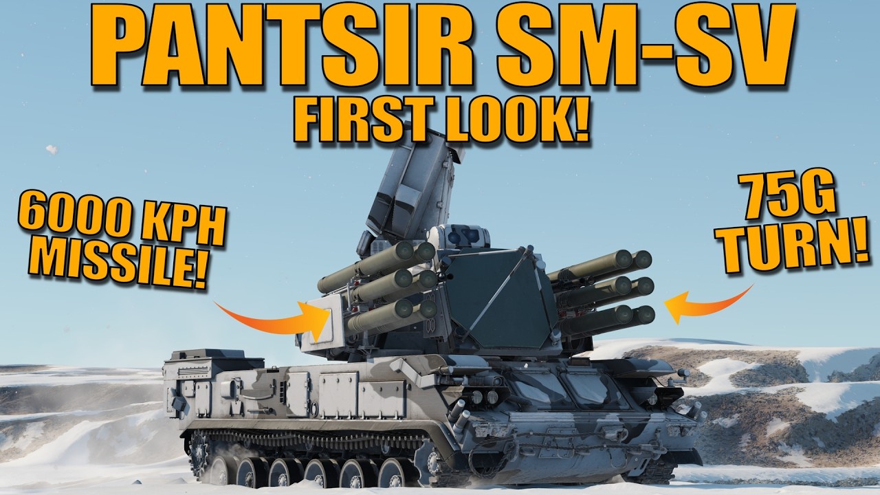 ПЕРВЫЙ ВЗГЛЯД НА PANTSIR SM-SV! НОВЫЙ ЛУЧШИЙ ПРОТИВОВОЗДУШНЫЙ СНАРЯЖЕНИЕ В ИГРЕ! И ОН РУССКИЙ! - ...
