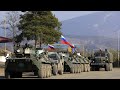 L'accès au Haut-Karabakh sécurisé, les troupes russes se déploient au col de Lachin