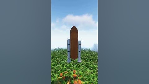 Minecraft: Space Shuttle built with: @TomOnMars |Timelapse | Tutorial |#builds #shorts #minecraft