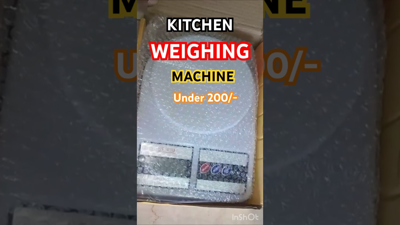 Atom Digital Kitchen Weighing Scale 10Kg |Best Budget Kitchen Scale| SF-400 Weight Machine