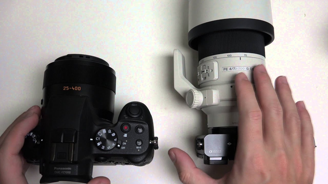 Panasonic DMC-FZ1000 vs Sony Alpha A6000 - YouTube