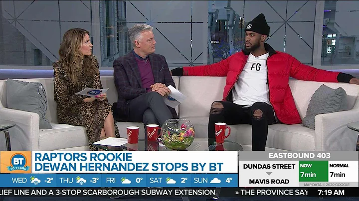 Raptors Rookie Dewan Hernandez Stops by BT!