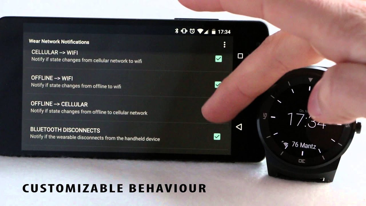 Wear Network Notifications by Dennis Mantz - YouTube