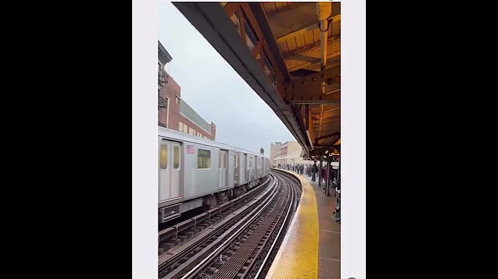 Crazy man standing on top of a train while 100 miles per hour wtf 👀👀👀