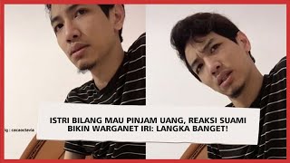 Istri Bilang Mau Pinjam Uang, Reaksi Suami Bikin Warganet Iri: Langka Banget!