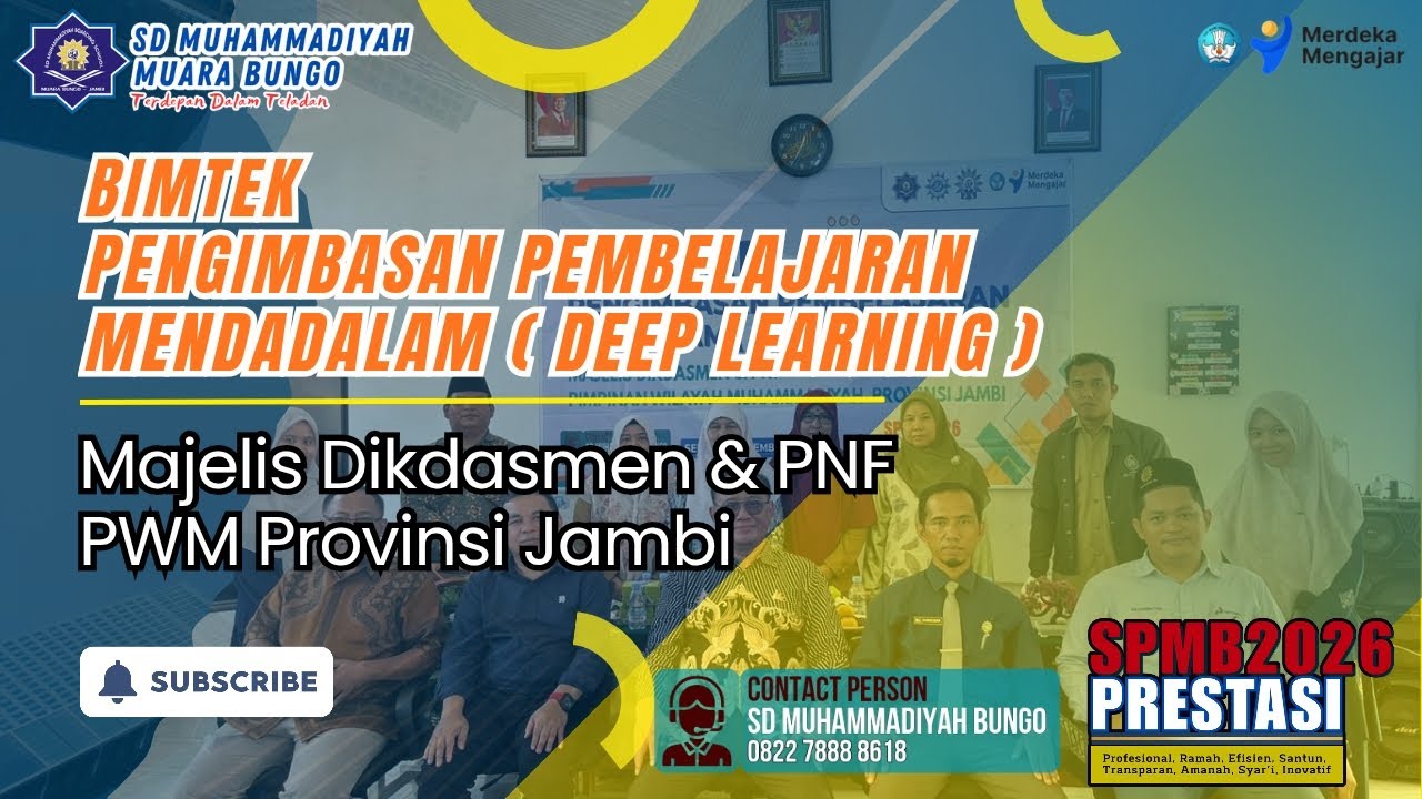 Bimtek Pengimbasan Pembelajaran Mendalam [ Deep Learning ]
