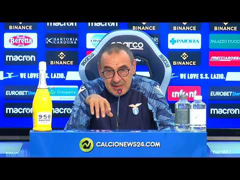 Conferenza stampa Sarri pre Atalanta-Lazio: “A Bergamo per imporre il nostro gioco”