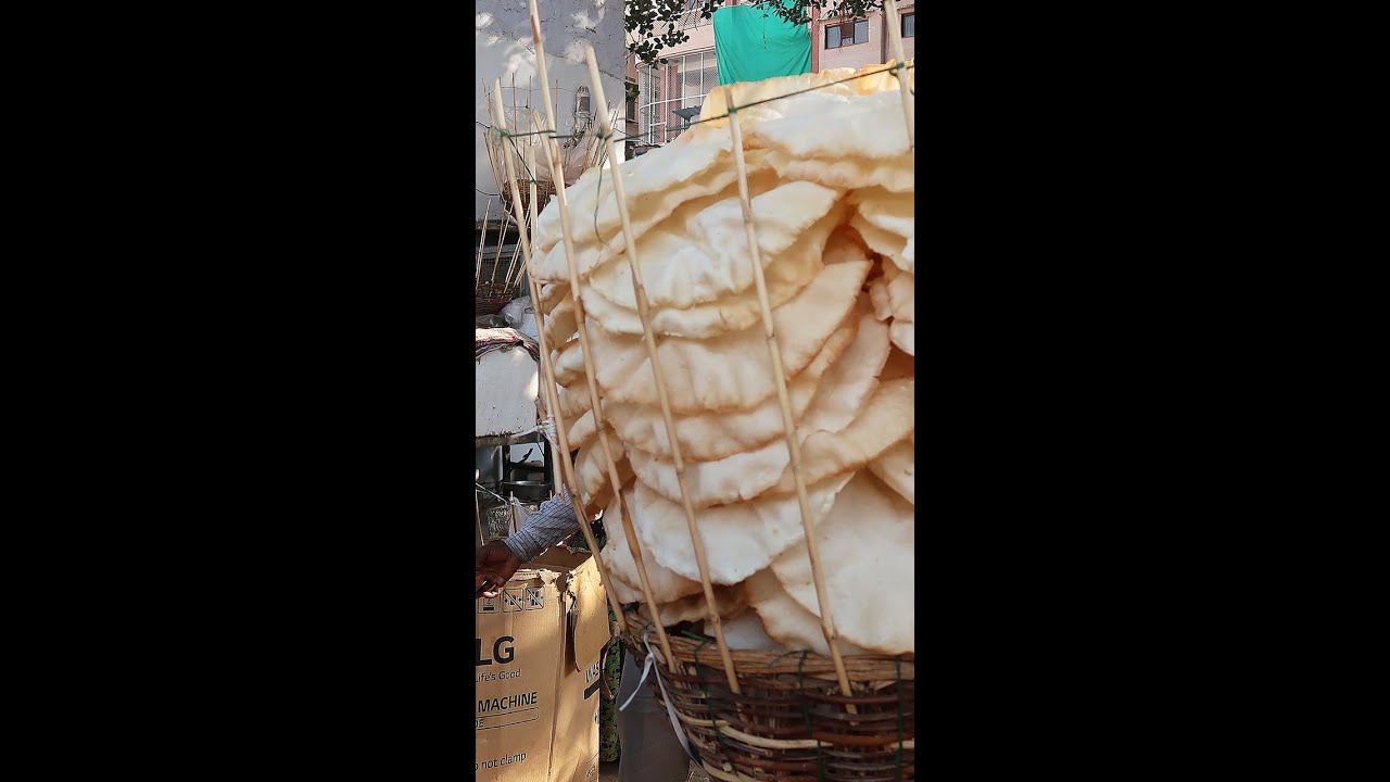 Giant Masala Papad Making