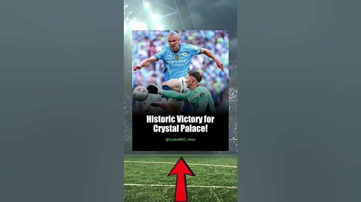 Crystal Palace Shocks Man City to Win FA Cup Final! #Shorts