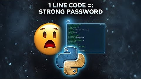 🔥 "Ye Python Trick Tumhara Password Hacker-proof Bana Dega! 💪💻"