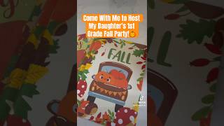 Come With Me to Host My Daughter’s Classroom Fall Party