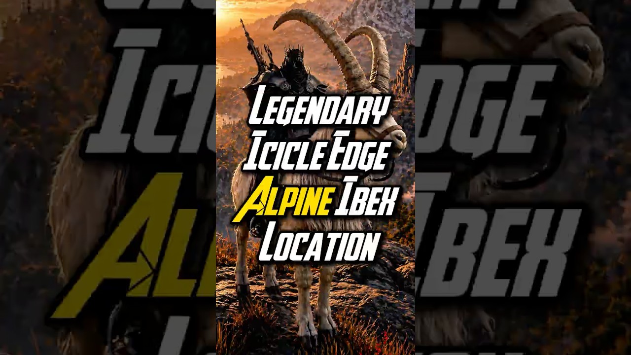 LEGENDARY Icicle Edge Alpine Ibex Location in CRIMSON DESERT