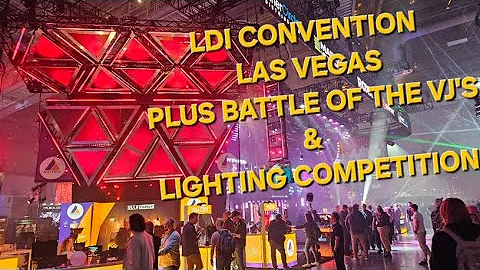 LDI Las Vegas LIVESTREAM, Las Vegas, Battle of the VJ's, Lighting tech