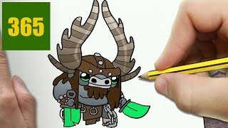 Hur Man Ritar Kai Kung Fu Panda 3 Kawaii Steg För Steg - Kawaii Ritningar Lätt