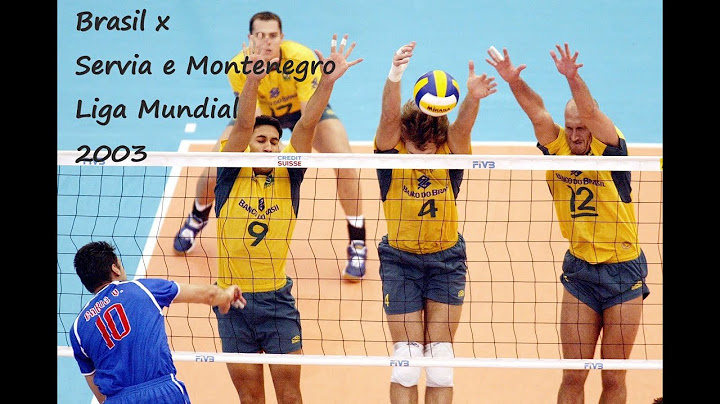 Liga Mundial 2003 - Brasil x Yugoslávia - Vôlei Masculino (FINAL)