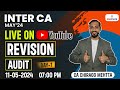 Live  ca inter  audit  last day revision  day 1  may 24  by ca chirag mehta