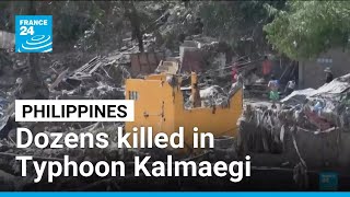 颱風海鷗漸遠離　菲律賓罹難者攀至100多人