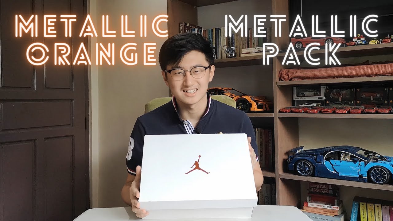 Unboxing the Jordan 4 Metallic Orange from the 2020 Metallic Pack | thisisaldridge vlog #28