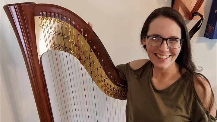 My New Pedal Harp! Salvi Daphne 40