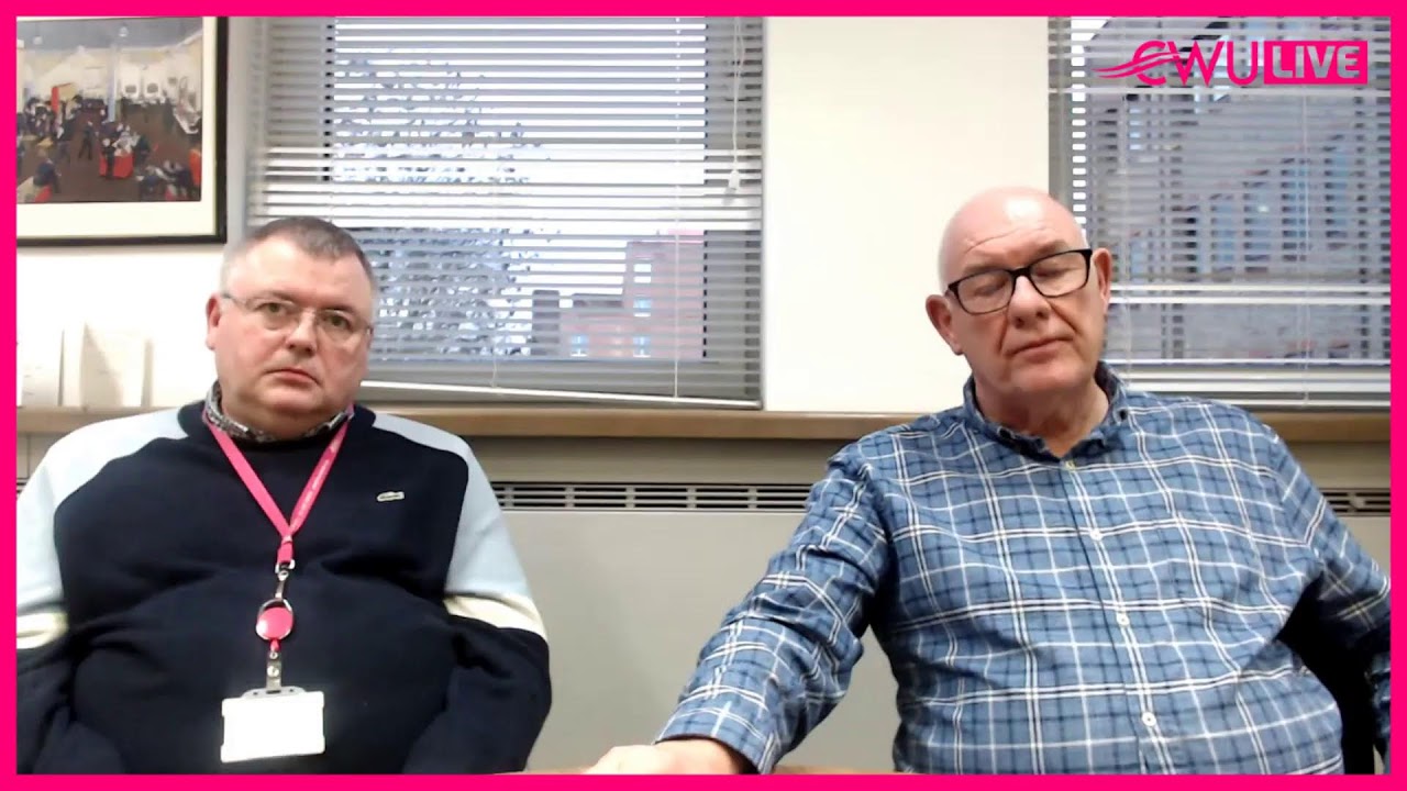 CWU reaction to Grant McPherson and Zareena Brown leaving Royal Mail Group.