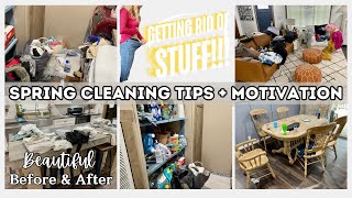 SPRING CLEAN 2024 | TIPS + MOTIVATION |DECLUTTER AND ORGANIZE | laundry room and clothes