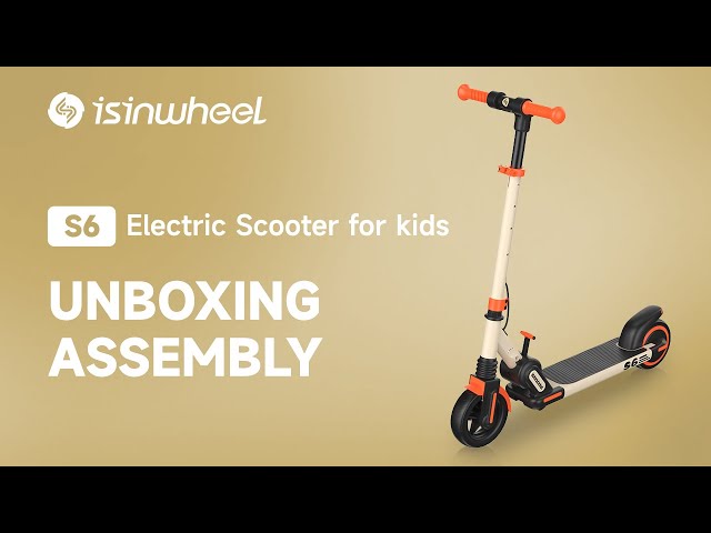 isinwheel S6 trottinette électrique pour enfants et adolescents (Haute