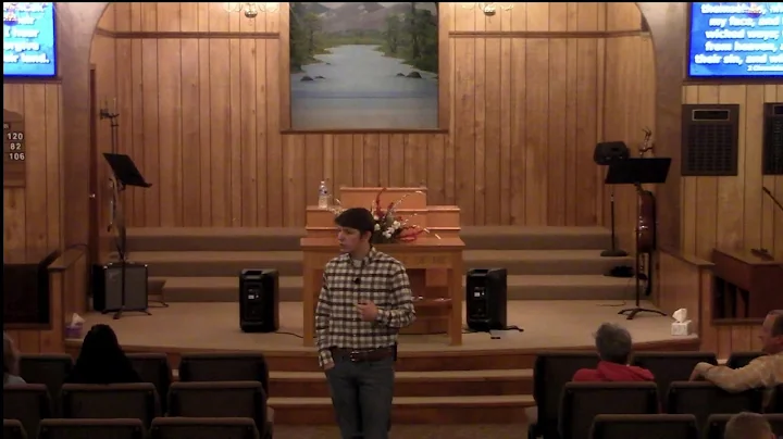 Enon Baptist 3-1-2023 Wednesday Night Caleb Newsome