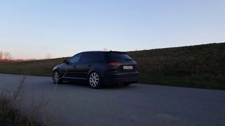 Audi A3 Sportback 3.2 quattro exhaust sound / launch control