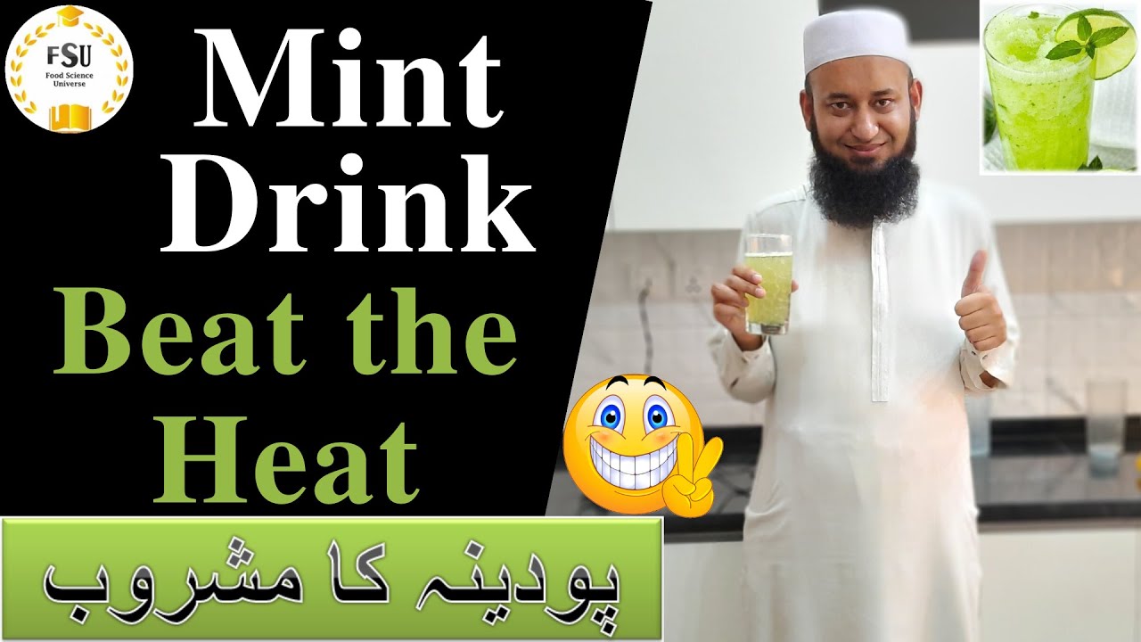How To Make Mint Drink At Home Summer Gift Beat The Heat Urdu Hindi 