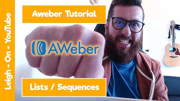 Aweber Tutorial How To Create a List and a Follow up Sequence